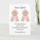 Search for twin girls cards New born
