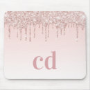 Search for drip mousepads Monogrammed