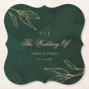 Search for emerald green coasters Green and gold