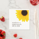 Search for sunflower napkins Yellow flower