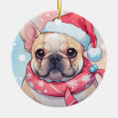 Search for frenchie christmas tree decorations Puppies