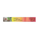 Search for rose petals return address labels Watercolor