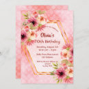 Search for geometric birthday invitations Coral