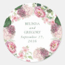 Search for romantic garden wedding stickers Watercolor floral