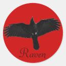 Search for flying crows stickers Raven