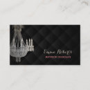 Search for chandelier business cards Vintage