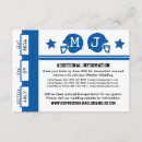 Search for ticket wedding enclosure cards information
