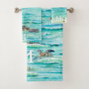 Search for sea turtle bath towels Watercolor