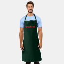 Search for red and green aprons Chef