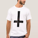 Search for inverted cross tshirts Devil