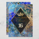 Search for galaxy sweet 16 invitations Gold