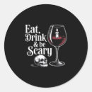 Search for eat drink and be scary stickers Halloween