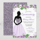 Search for purple quinceanera invitations Violet