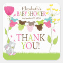 Search for baby shower clothesline stickers Girl