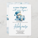 Search for library card baby shower invitations Once upon a time