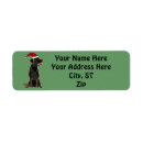 Search for black labrador retriever return address labels Pets