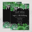 Search for green and silver invitations Floral