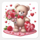 Search for valentine teddy stickers Valentines