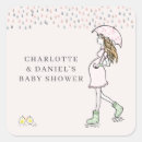 Search for rain umbrella stickers Gender neutral baby shower
