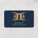 Search for moon business cards Energy healer