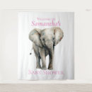 Search for elephant baby shower backdrops Cute