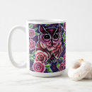 Search for pink owl mugs Floral