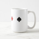 Search for playing card suits mugs Black