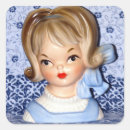 Search for vintage little girl stickers Cute