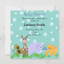 Search for elephant bear baby shower invitations Zoo