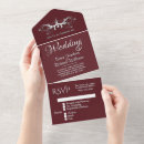Search for deep wine red invitations Trendy