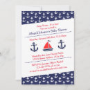 Search for sailboat baby boy shower invitations Navy