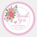 Search for wreath of flowers thank you stickers Pretty