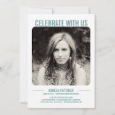 Search for teal graduation invitations Contemporary