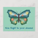 Search for butterfly dreams postcards Blue