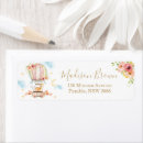 Search for hot air balloon return address labels Baby shower