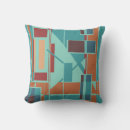 Search for turquoise geometric cushions 1960s