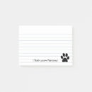 Search for paw print post it notes Animal