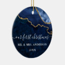 Search for marble christmas tree decorations Just married