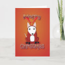 Search for bull terrier christmas cards Dog