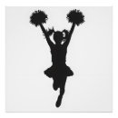 Search for cheerleading posters Black
