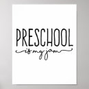 Search for preschool teacher posters Student life