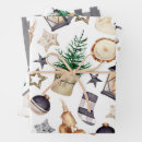 Search for neutral holiday wrapping paper Farmhouse