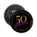 Search for 50th bottle openers Black and gold