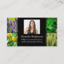Search for essential oil business cards Nature