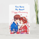 Search for romantic anniversary cards I love you