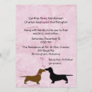 Search for dachshund weddings Pink