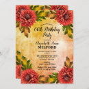 Search for mum 60th birthday invitations Floral