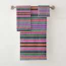 Search for colorful bath towels Stripes