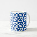 Search for blue and white checks mugs Chequered pattern