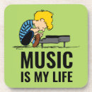 Search for music coasters Charles m schulz